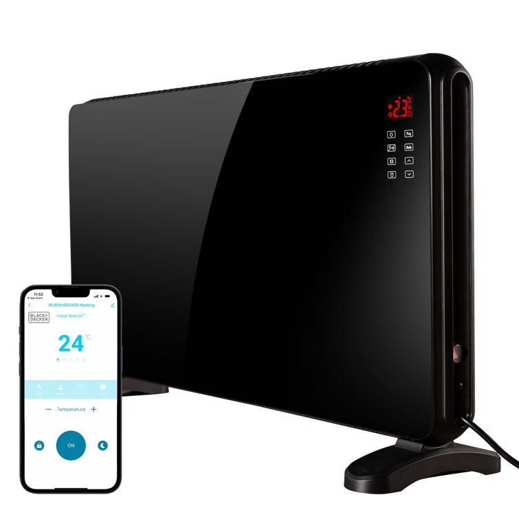 Digital space heater discount